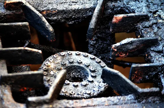 burner, gas, bbq, propane, cooking, heat, stove, kitchen, cooker, heating, appliance, cook, equipment, home, household, culinary, restaurant, chef, dirty, stove, cooker, cooker, co
