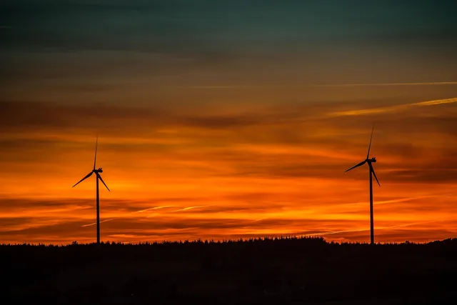 sunset, windmills, silhouettes, dusk, twilight, afterglow, orange skies, wind energy, renewable energy, wind power, wind turbines, nature, sky, clouds, atmospheric, wind energy, wind energy, renewable energy, renewable energy, renewable energy, renewable energy, renewable energy, wind power, wind turbines. 5 things nobody tells you about residential energy monitors